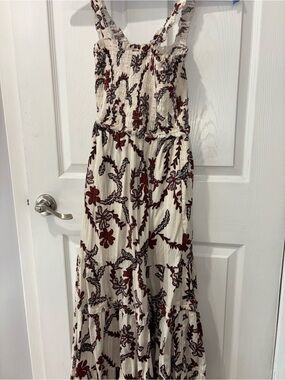 Joie Floral Smocked Maxi Dress -